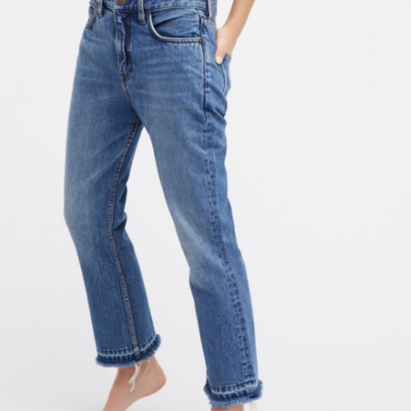 Stylish Free People Cropped Boot Cut Jeans  26 ojudGd9fU Online Shop