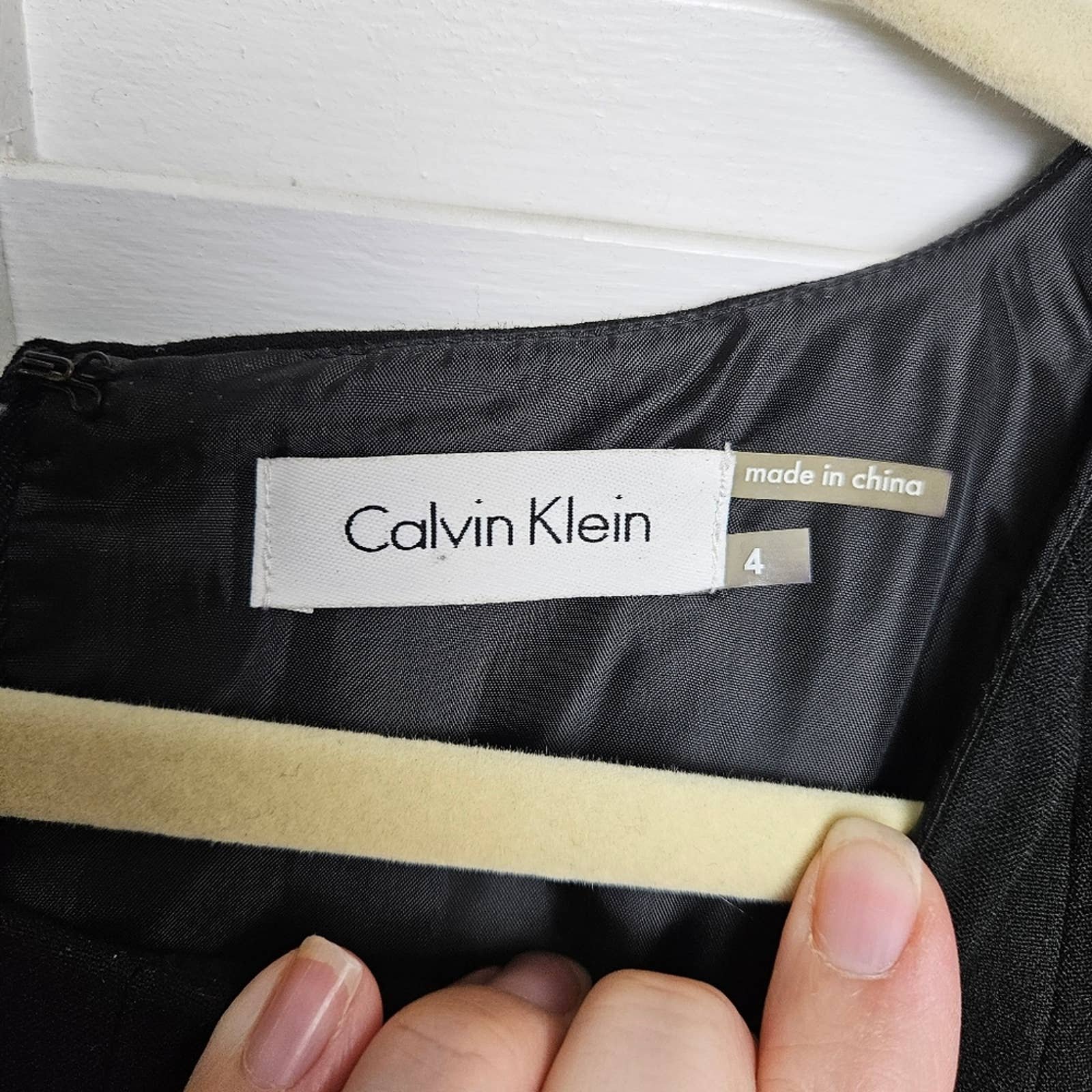 Promotions  Calvin Klein Women´s NWT Sleeveless Black Swing Dress Size 4 nZcloVyIm Everyday Low Prices