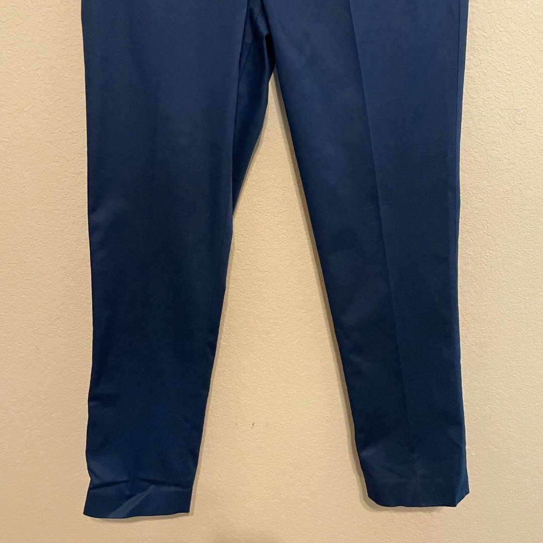 Authentic Brooks Brothers Advantage Chino Stretch Pants Womens Size 10 Navy Blue Slim Leg oRfk8jPdR Counter Genuine 