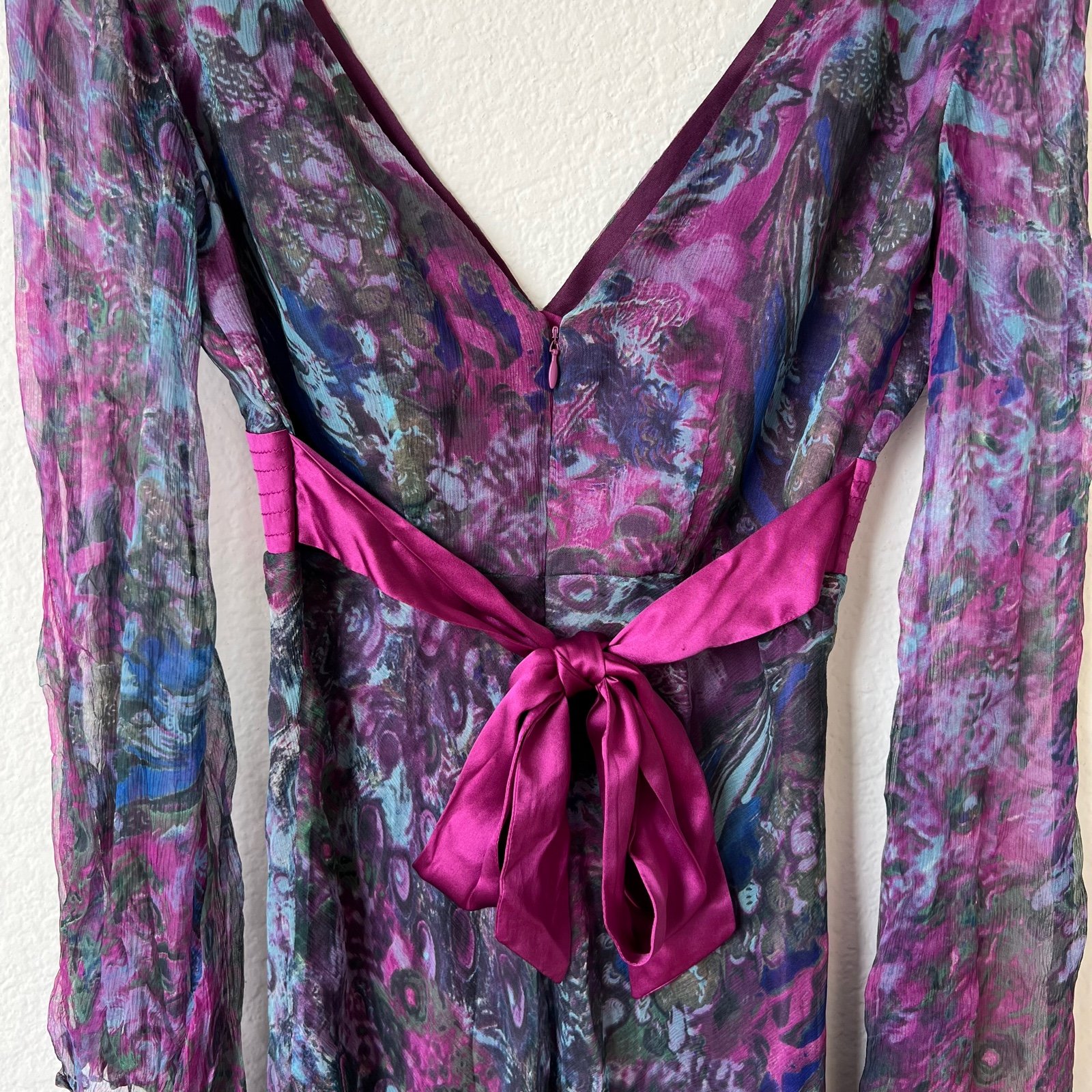 Beautiful VTG Marciano Silk Dress PkeTGF4yj on sale