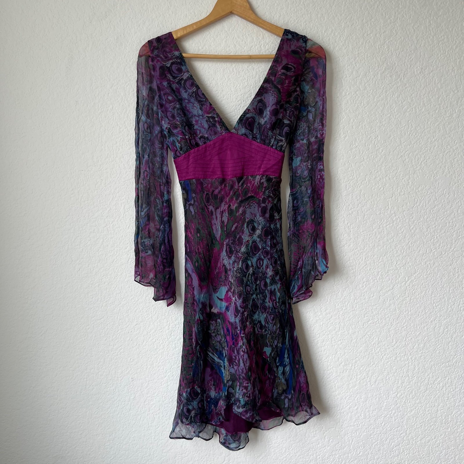 Beautiful VTG Marciano Silk Dress PkeTGF4yj on sale