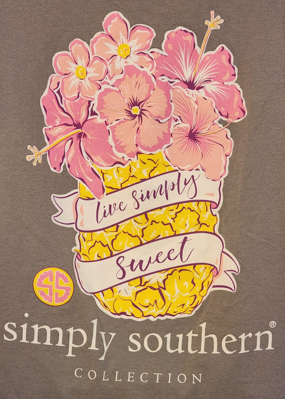 Exclusive Simply Southern Med Shirt Pineapple jIoSeYsW4