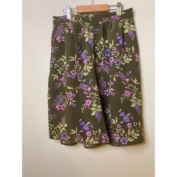 cheapest place to buy  80’s 90’s Jaclyn Smith FLORAL High Waist Gauze Flowy Shorts Sz S LUaCoBonZ best sale