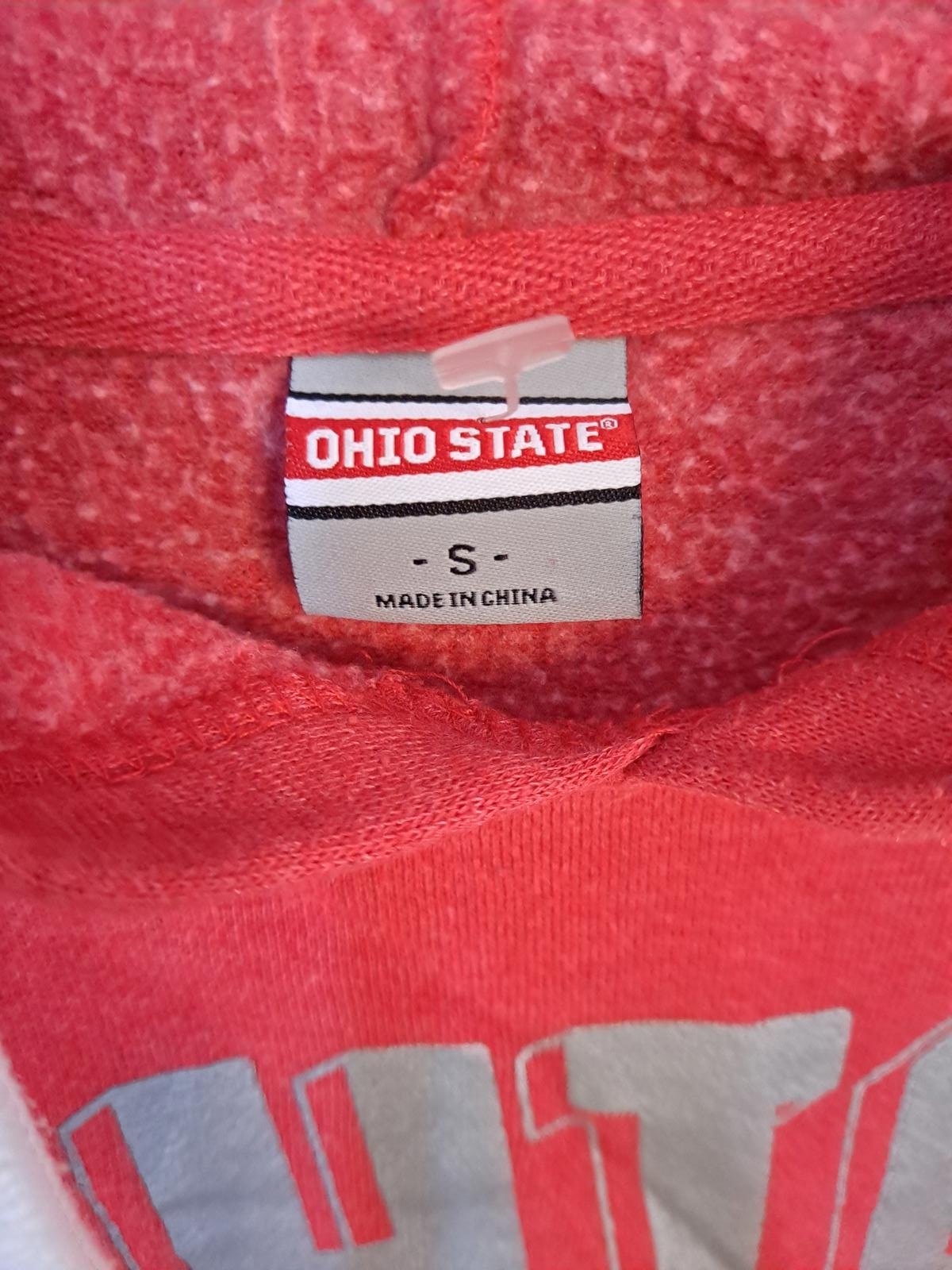 Authentic Ohio State Red and White Hoodie Sweatshirt Size Small pAUrxwChs online store