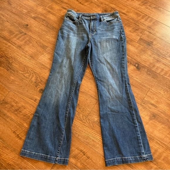 Comfortable Talbots Flare Jeans Denim Wide Leg Pants Size 12 i3ll57MJZ Store Online