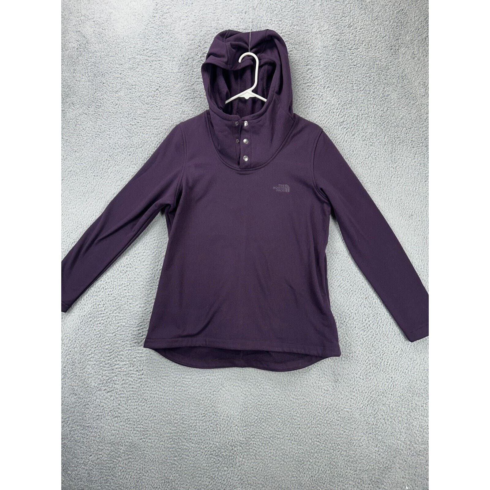 Classic The North Face Shirt Womens Medium Purple Hooded Long Sleeve Logo Activewear NEW I4crZcnKI Cheap