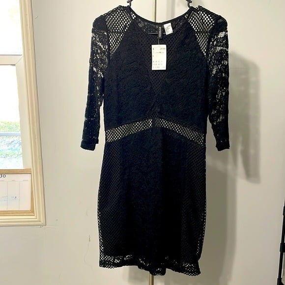 Beautiful DIVIDED Black lace dress size M g6pROvXF0 Coo