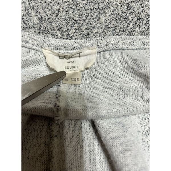 reasonable price Loft Outlet Lounge Heather Gray Two Toned Knit Open Front Cardigan Size XS i2luJOUNX just buy it