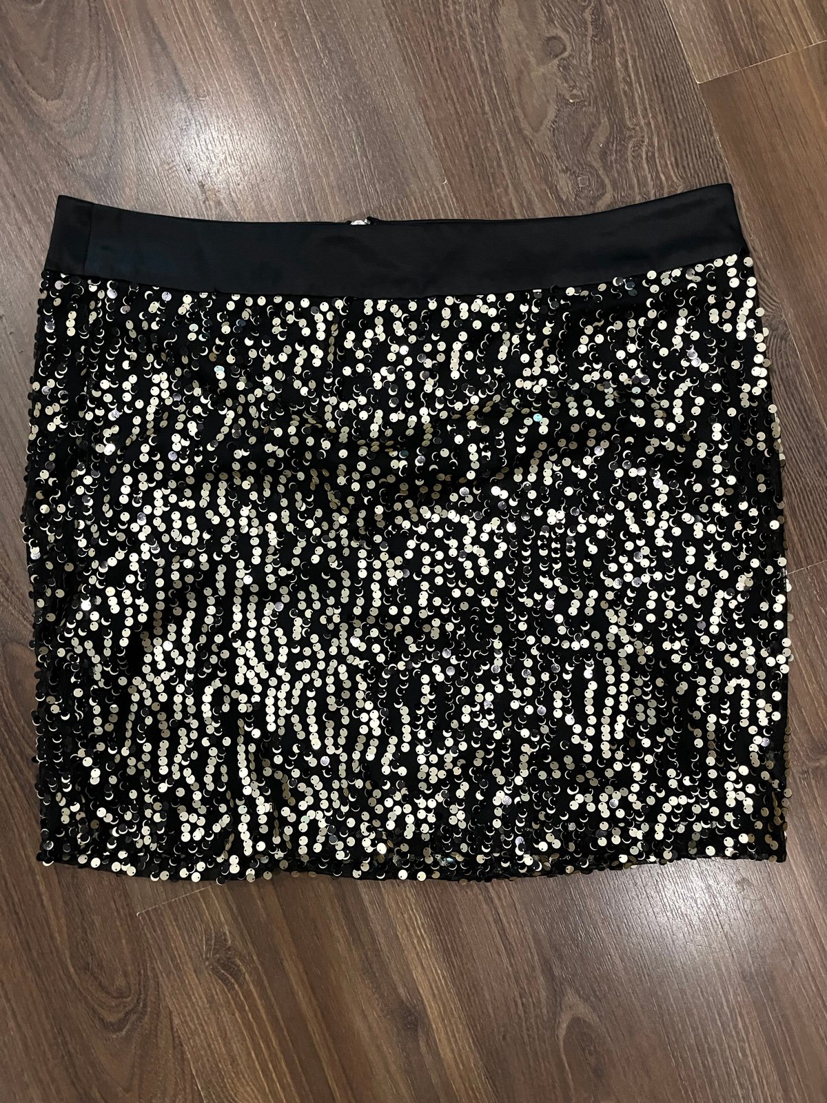 Stylish Black & Gold Sequinn Skirt iSk6Tszut Discount