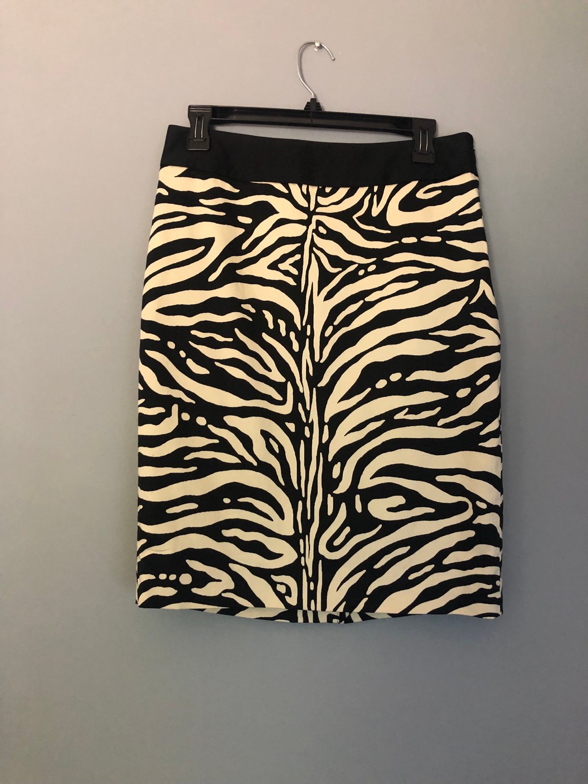 The Best Seller The Limited Size 8 Animal Print Zebra Print Lined Skirt HXyQ0Eoga Outlet Store