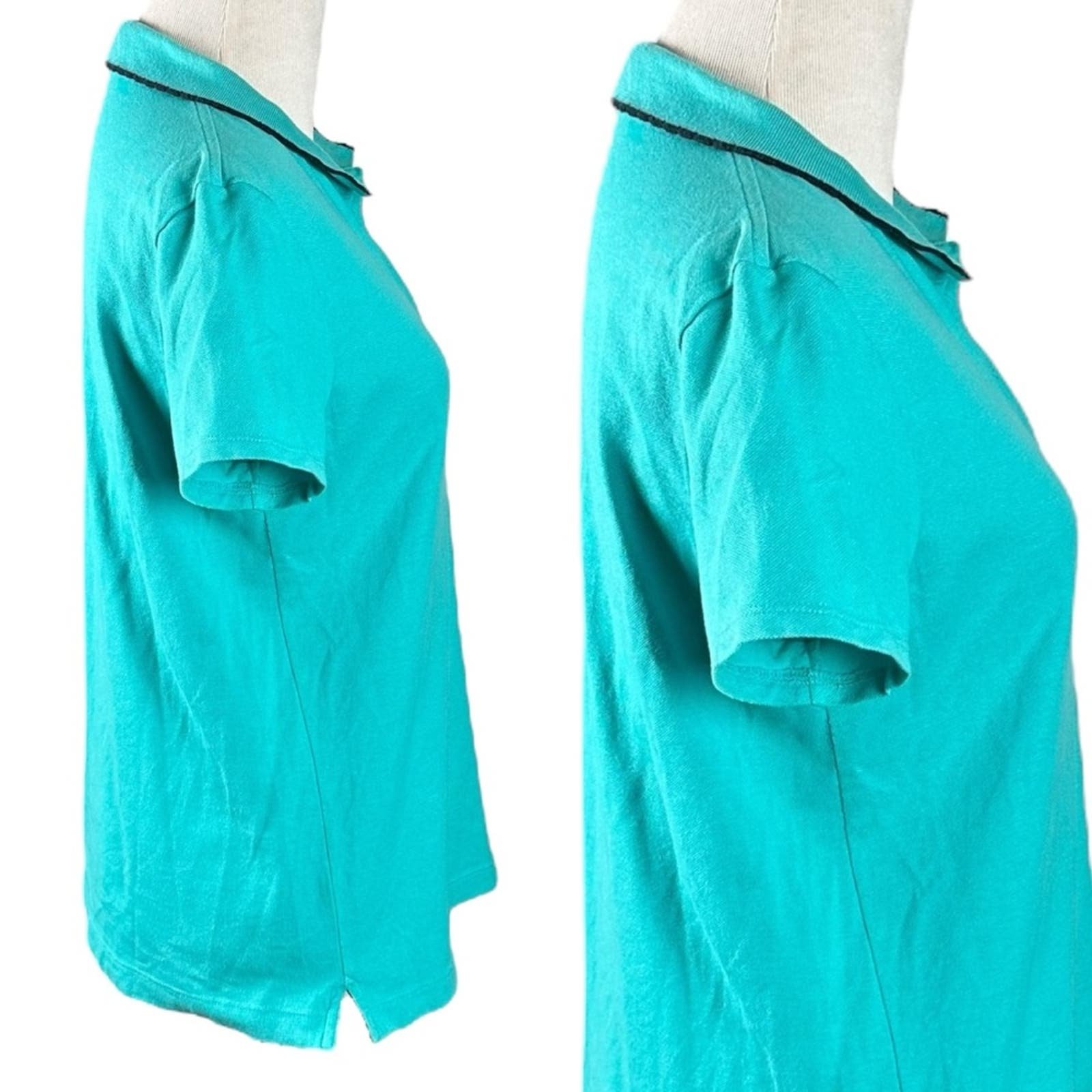 Buy Lacoste Women’s Slim Fit Stretch Pique Polo Size 42 Large Turquoise Aqua Blue KYSqQ1qim Low Price
