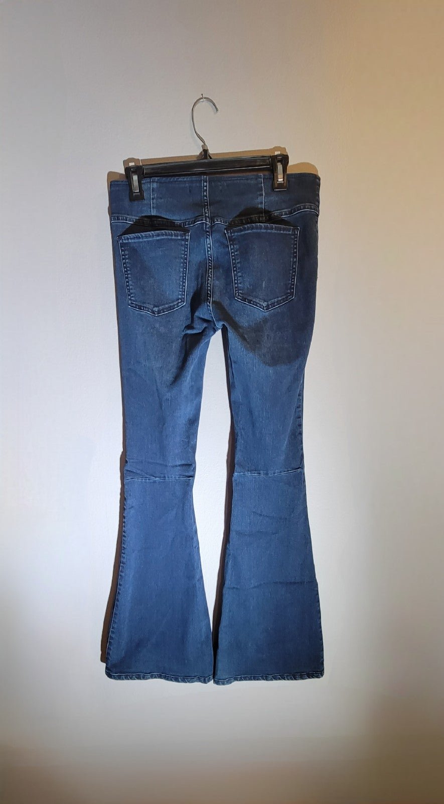 save up to 70% Free People Penny Mid Rise Flare Bell Bottom Jeans Festival County Music Concert G7rgwM37d Discount