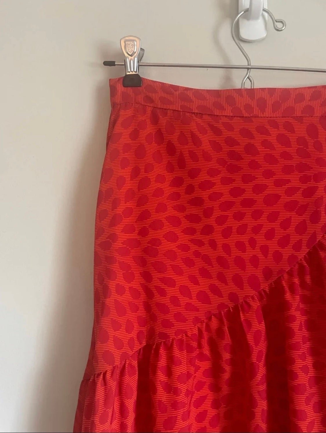 floor price Anthropologie Orange Midi Wrap Skirt OUmUuh3xr US Sale