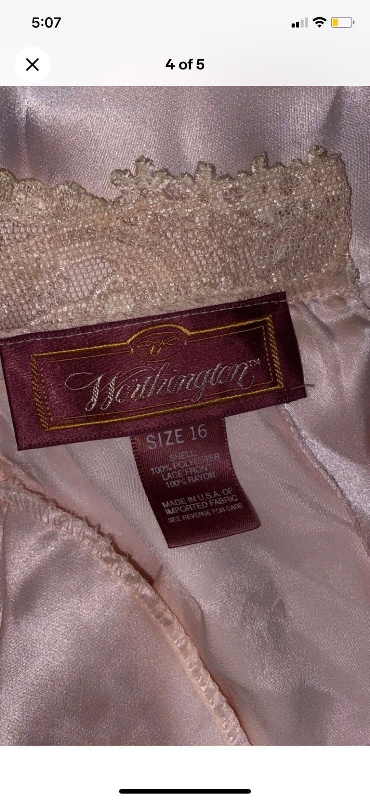 Great Vintage Worthington Baby Pink / Blush Top Size 16 NOU20HG4z well sale