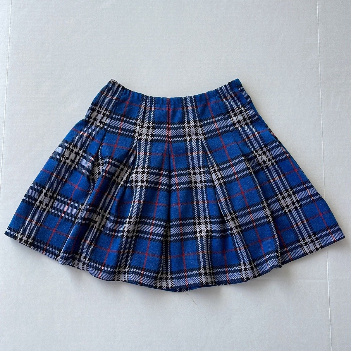 Gorgeous Altar’d State Blue Plaid Mini Skirt Size XS Kv