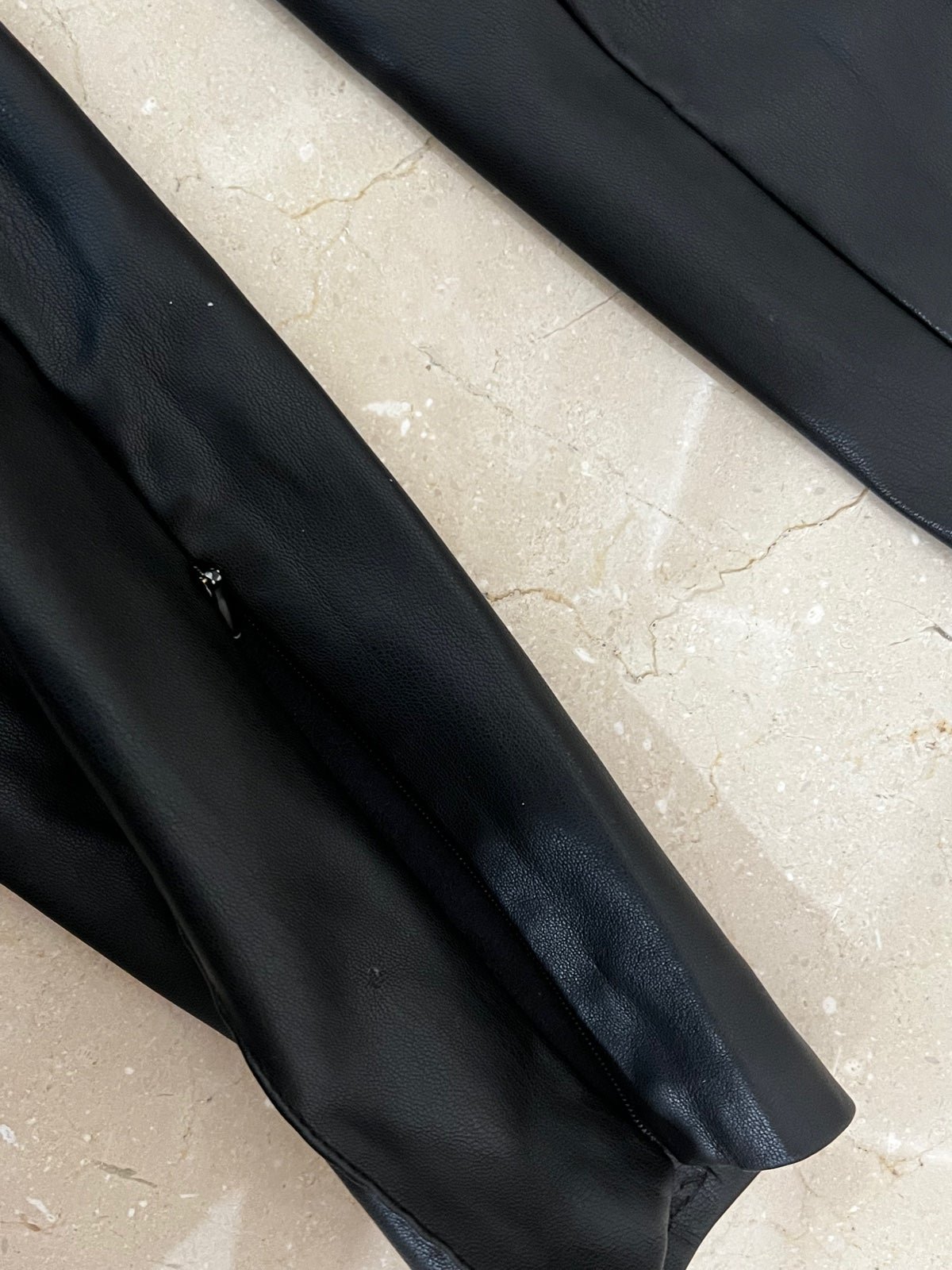 Elegant Zara leather pants kQRw9Ivu6 Zero Profit 