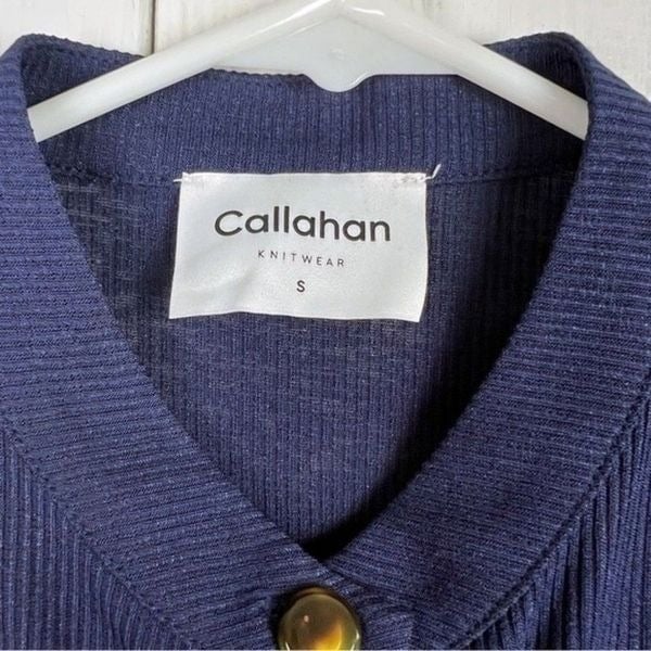 Simple Callahan Revolve Ribbed Sleeveless Button Front Mira Top Navy Blue Size S NWT kU9FZGv0c hot sale