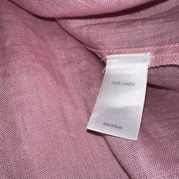 good price J. Jill Love Linen Womens XL Pink Button Front Top Casual Layering Minimalist L6crJepbW Outlet Store