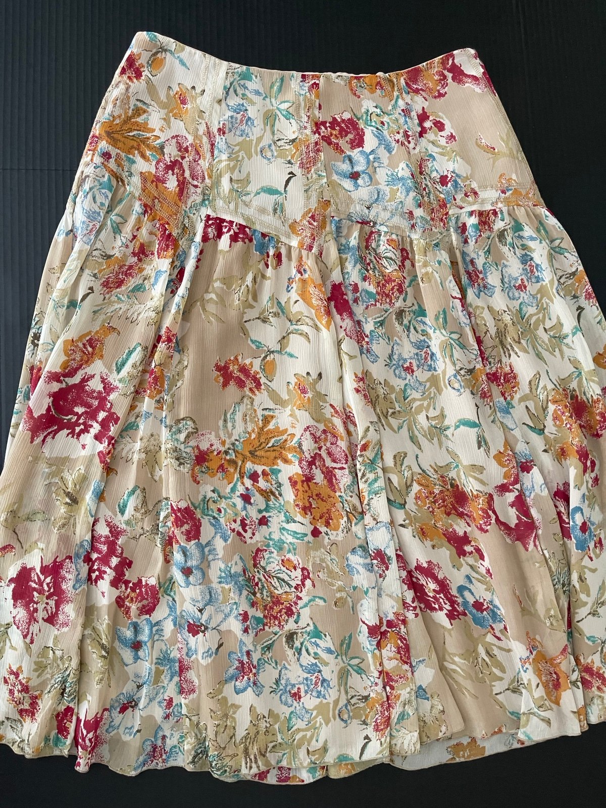 Amazing Nine West Floral Skirt Sz 8 nYx5a8hmq Low Price