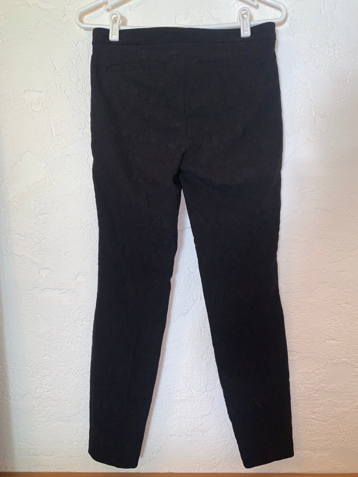 Fashion Kenar black textured dress pants trousers size 0 pLc8H842v no tax