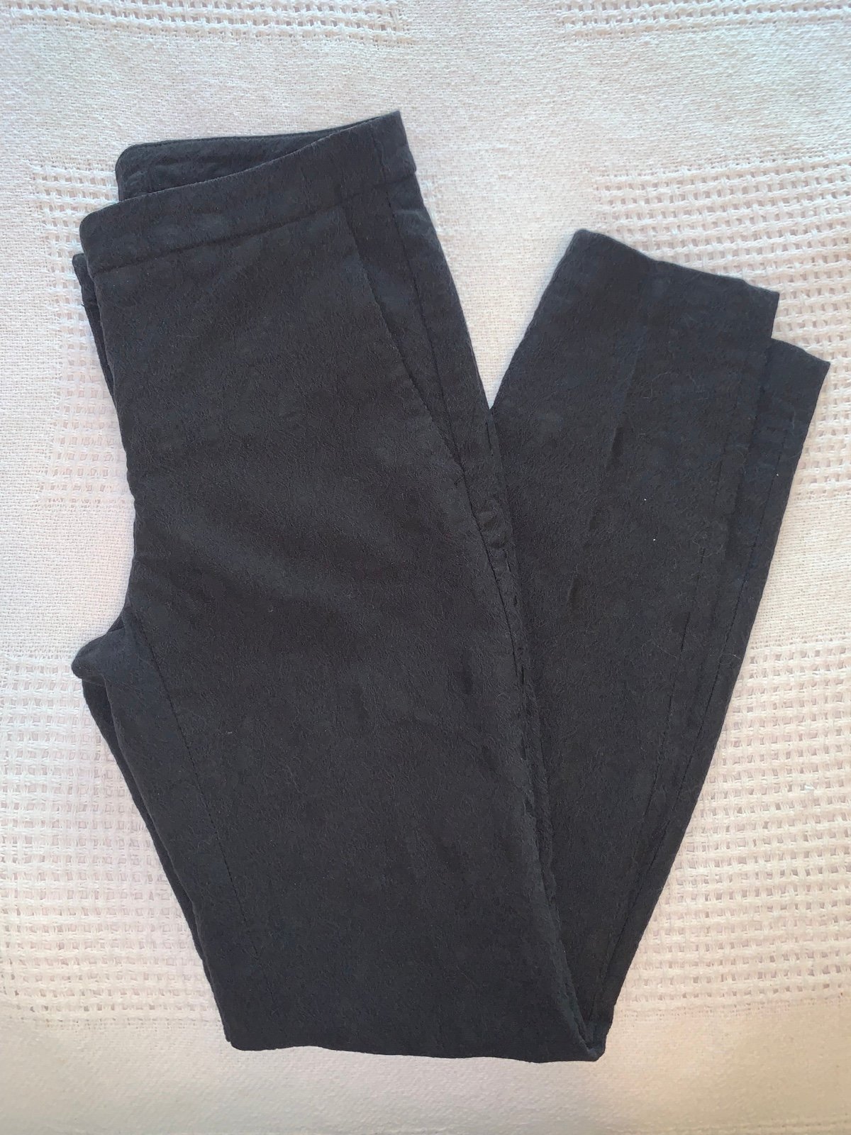 Fashion Kenar black textured dress pants trousers size 0 pLc8H842v no tax