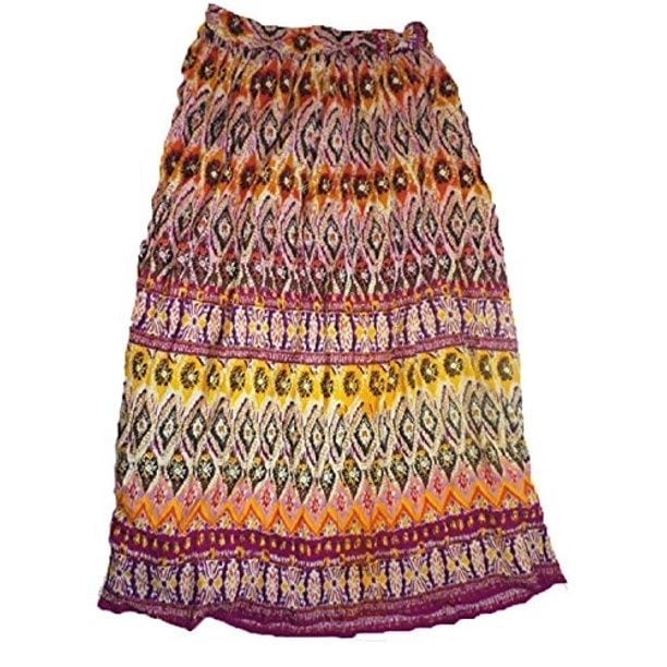 Exclusive Chaudry Women´s Long Length Pull-On Skirt-Boho, Peasant,Gypsy New Size XXL NMG2RsY1B Low Price