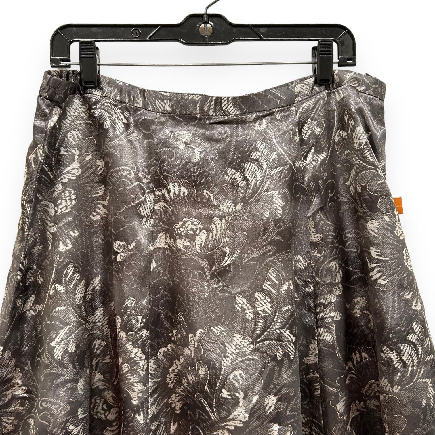 good price NWT Coldwater Creek Floral Shimmer Midi Skirt Size Medium kf5kDowxO online store