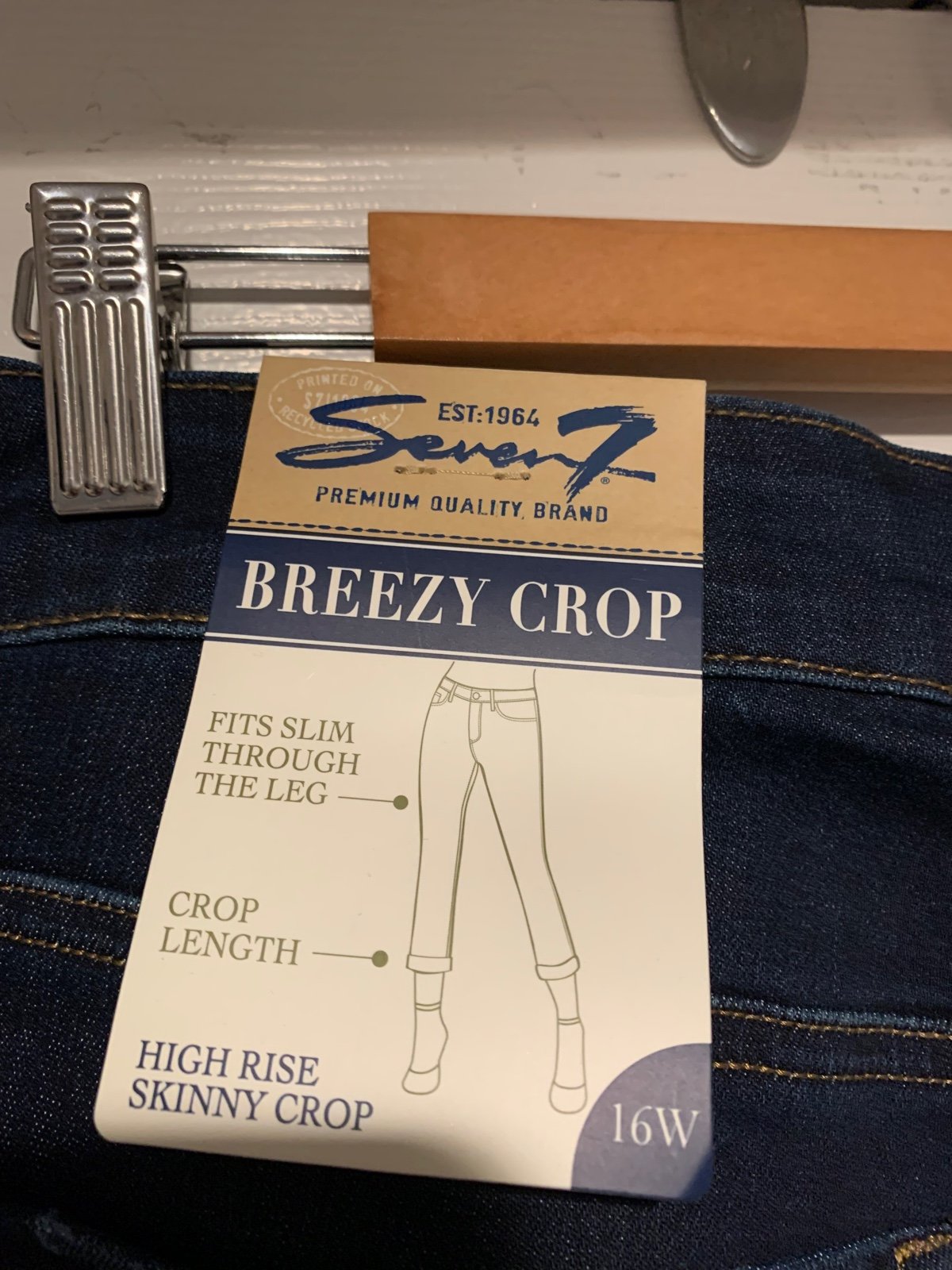 Perfect NWT Seven7 Breezy Crop Jeans nR0W8Tslc Cheap