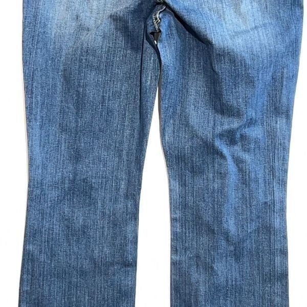 Amazing SEVEN 7 Blue Stretch Denim ROCKER Slim Bootcut Jeans With Button  Pockets US 16 h58Zn7wAm no tax