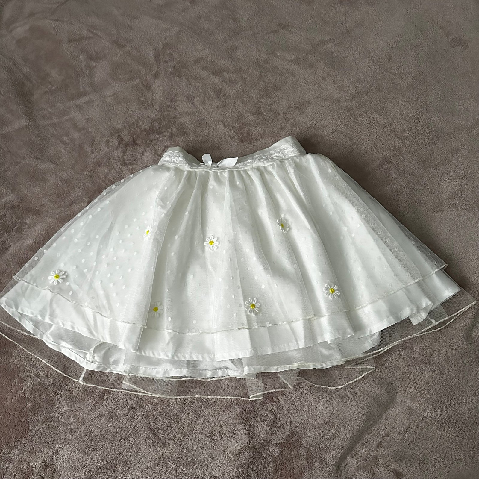 Authentic Liz Lisa White Daisy Tulle Skirt hmFzKgBo4 just for you