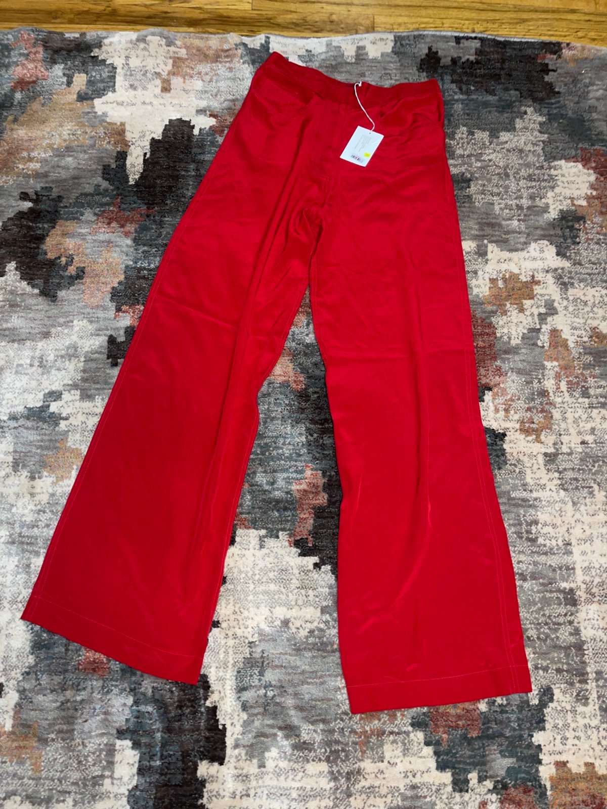 large selection Juan Carlos Obando Red extra long wide leg pants P4QYtbCLS all for you