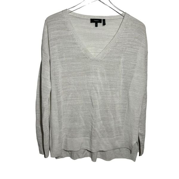 Beautiful Theory size Medium Linen Blend Lightweight Sweater Top Larissa N flamme natural Gw6hSqQfx Online Shop