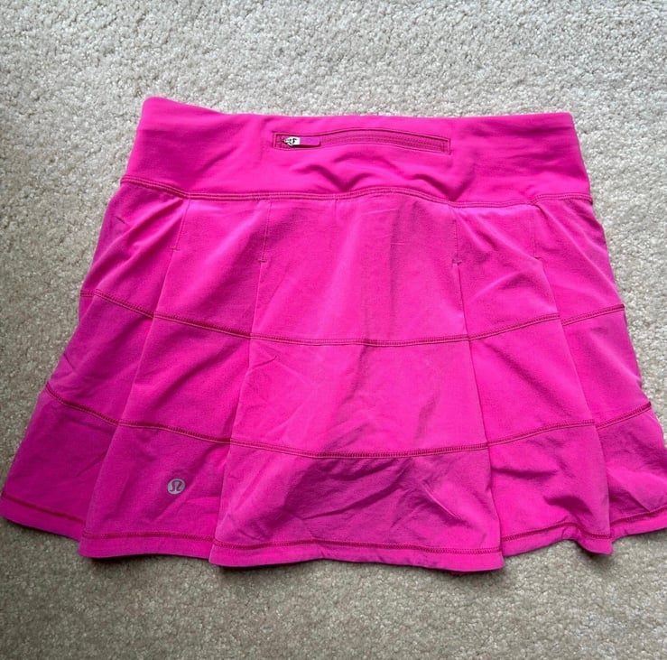 Factory Direct  Lululemon Sonic Pink Pace Rival Skirt oUFaHoJYj just buy it
