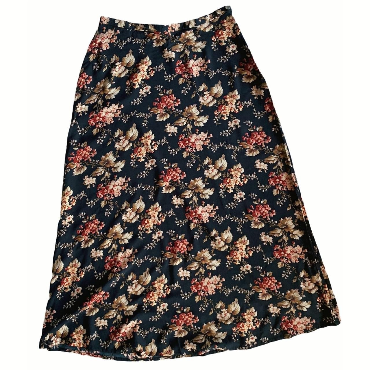 Gorgeous Vintage Floral Maxi Skirt K9DiJxpWX Discount