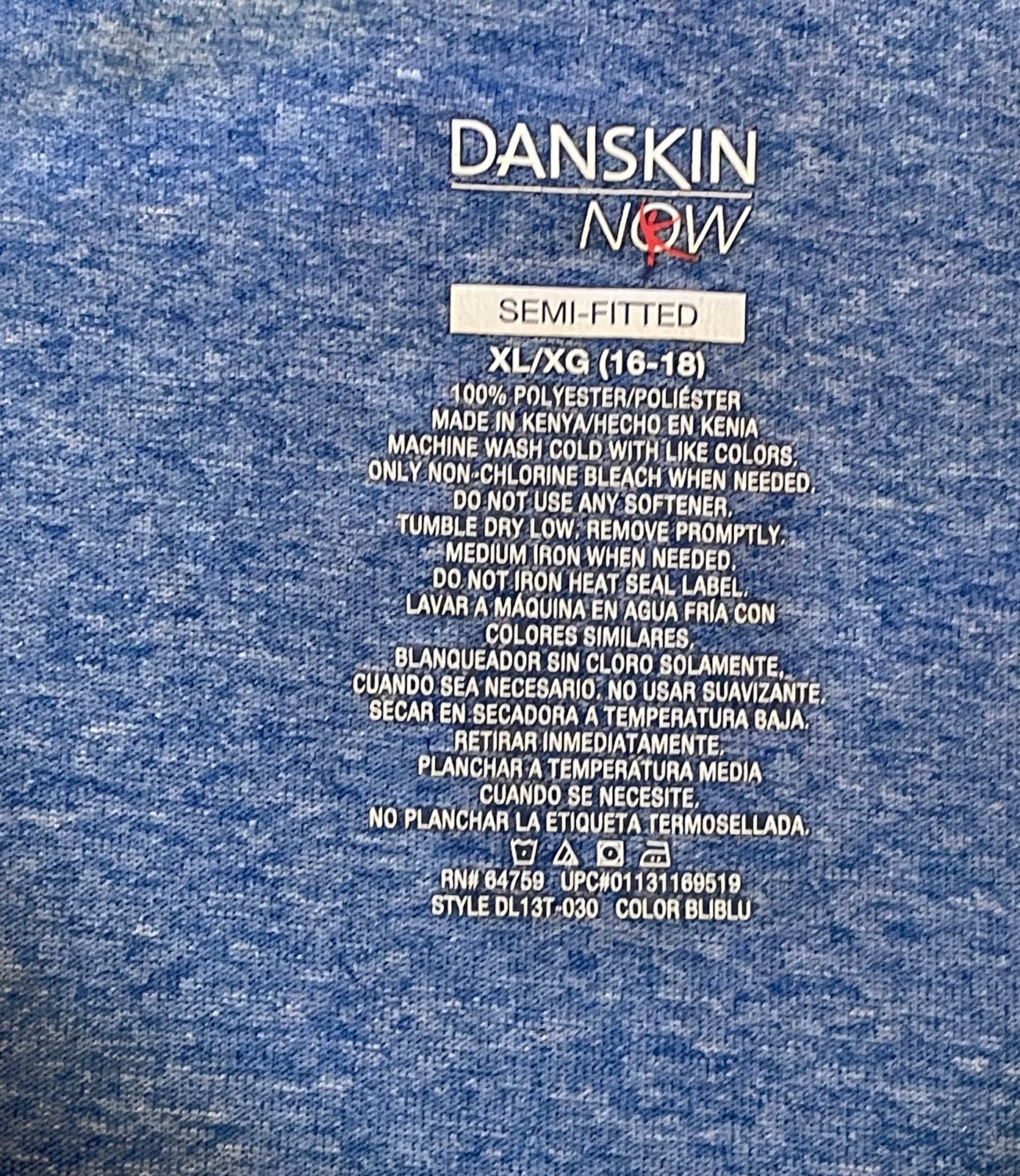 Nice Danskin Now Semi Fitted Women’s XL Dri More Light Blue V Neck Shirt h1q4UgXjX no tax