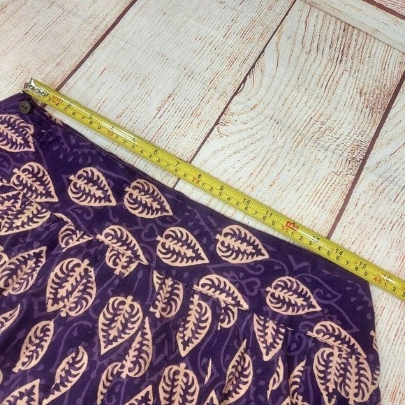 Buy Gangatori Indian Long Festival Maxi Skirt Ethnic Wear Purple Leaf Print Small HyLuaY4Sa Store Online