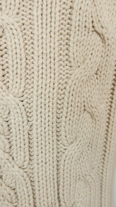 Buy Y2K Arizona Tan Cable Knit Mock Neck Sweater Minimalist XL IGbtoJrG1 hot sale