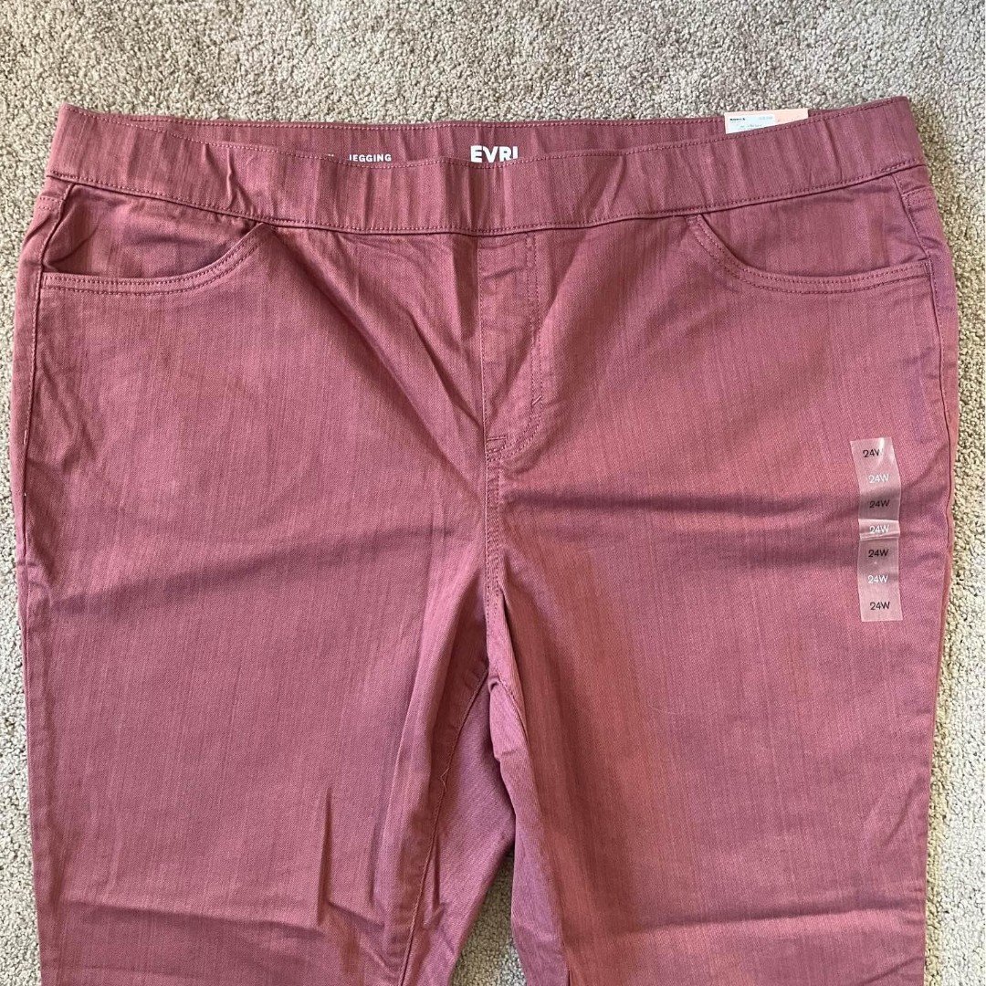 large discount NWT 24W Evri Jegging in Muave Pink iVrbII8CV online store