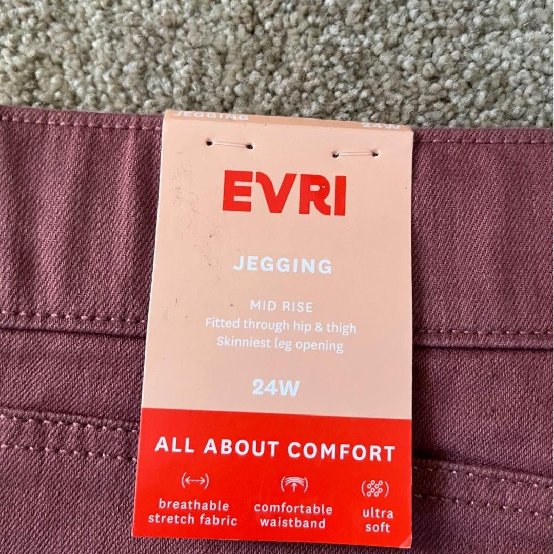 large discount NWT 24W Evri Jegging in Muave Pink iVrbII8CV online store