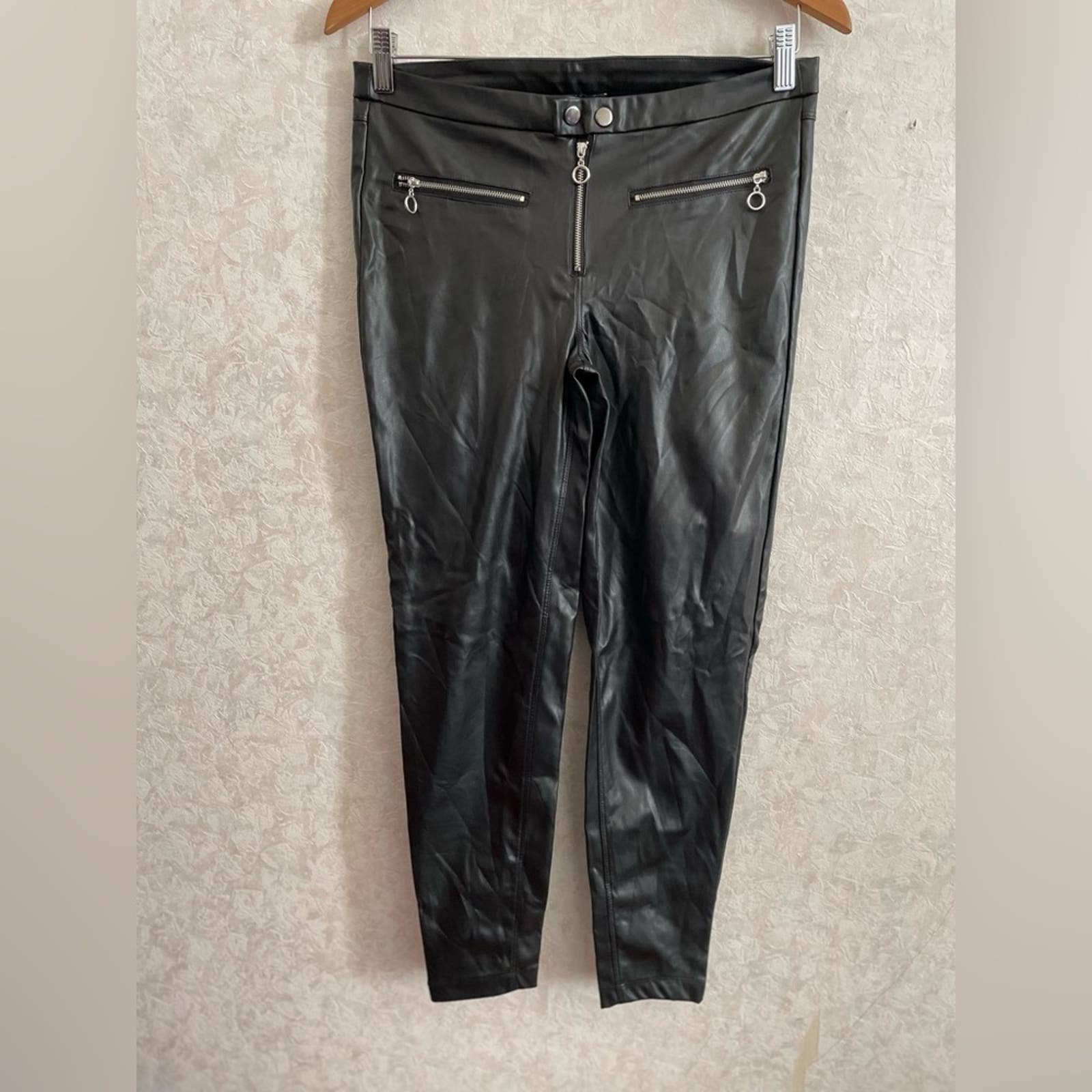 Fashion rue 21 women´s medium black faux leather pants hGRPA2s9U Online Exclusive