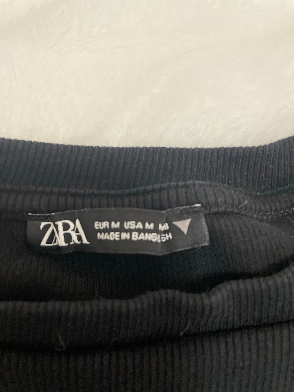 Custom Zara Black Long Sleeve Bodysuit size S pqQWYrQSO on sale