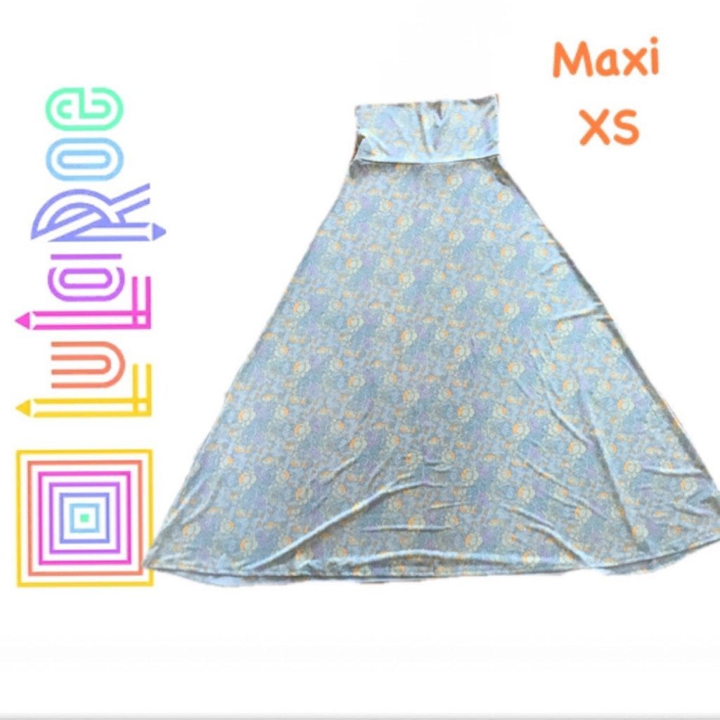 Authentic NWT LuLaRoe Beautiful Pastel Maxi Skirt lUTEM