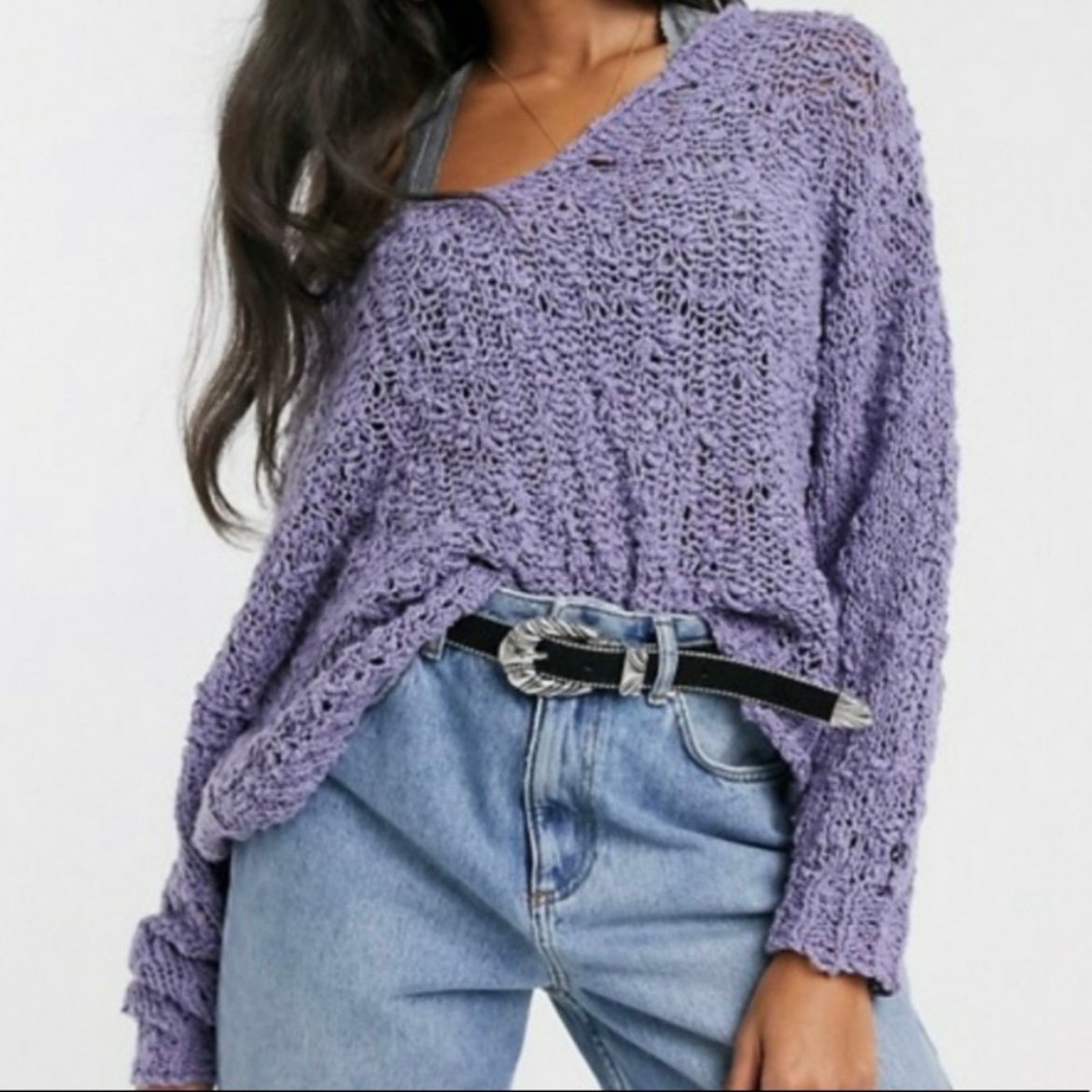 high discount Free People Sunday Shore Pullover Sweater