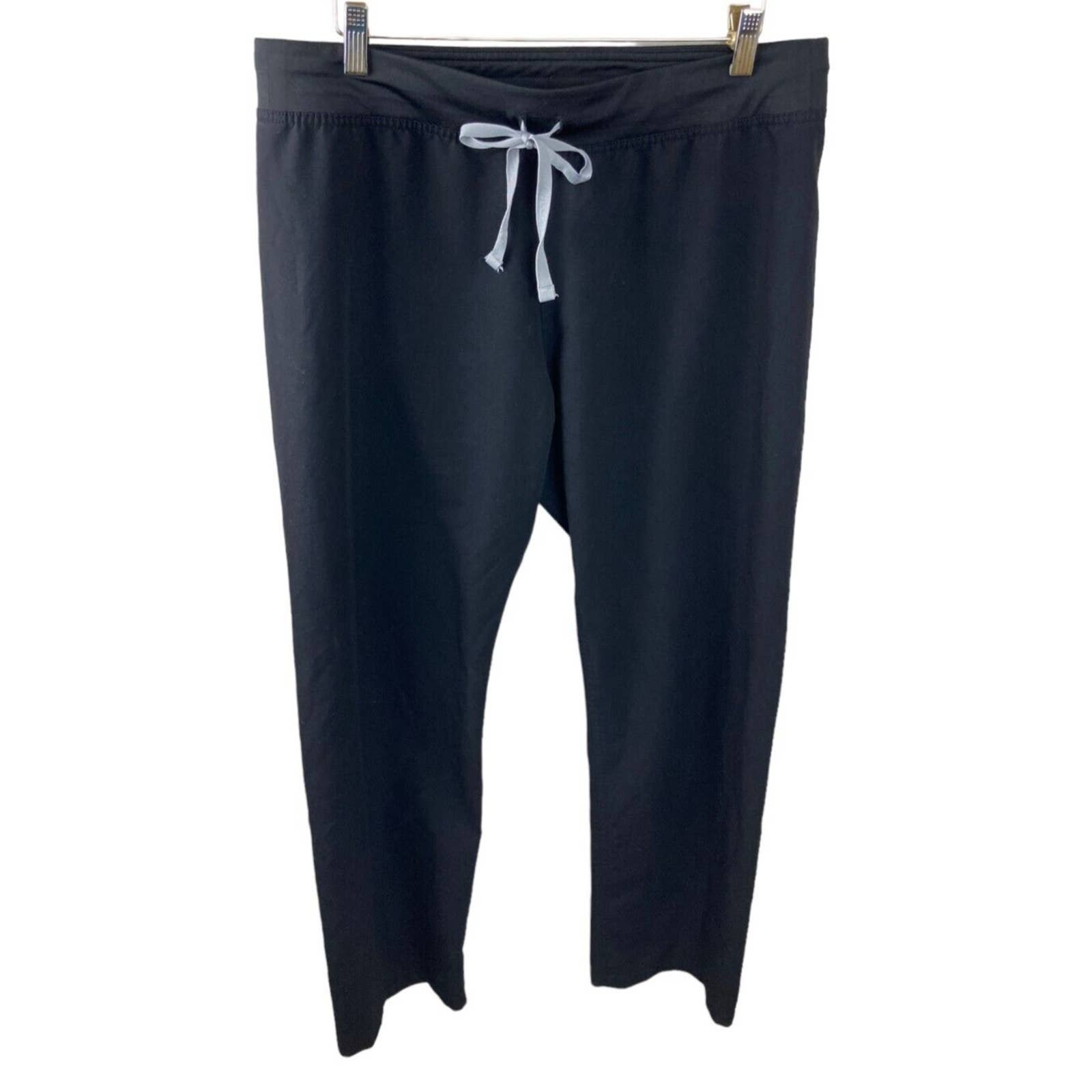The Best Seller FIGS Pants Size Large Black Technical C