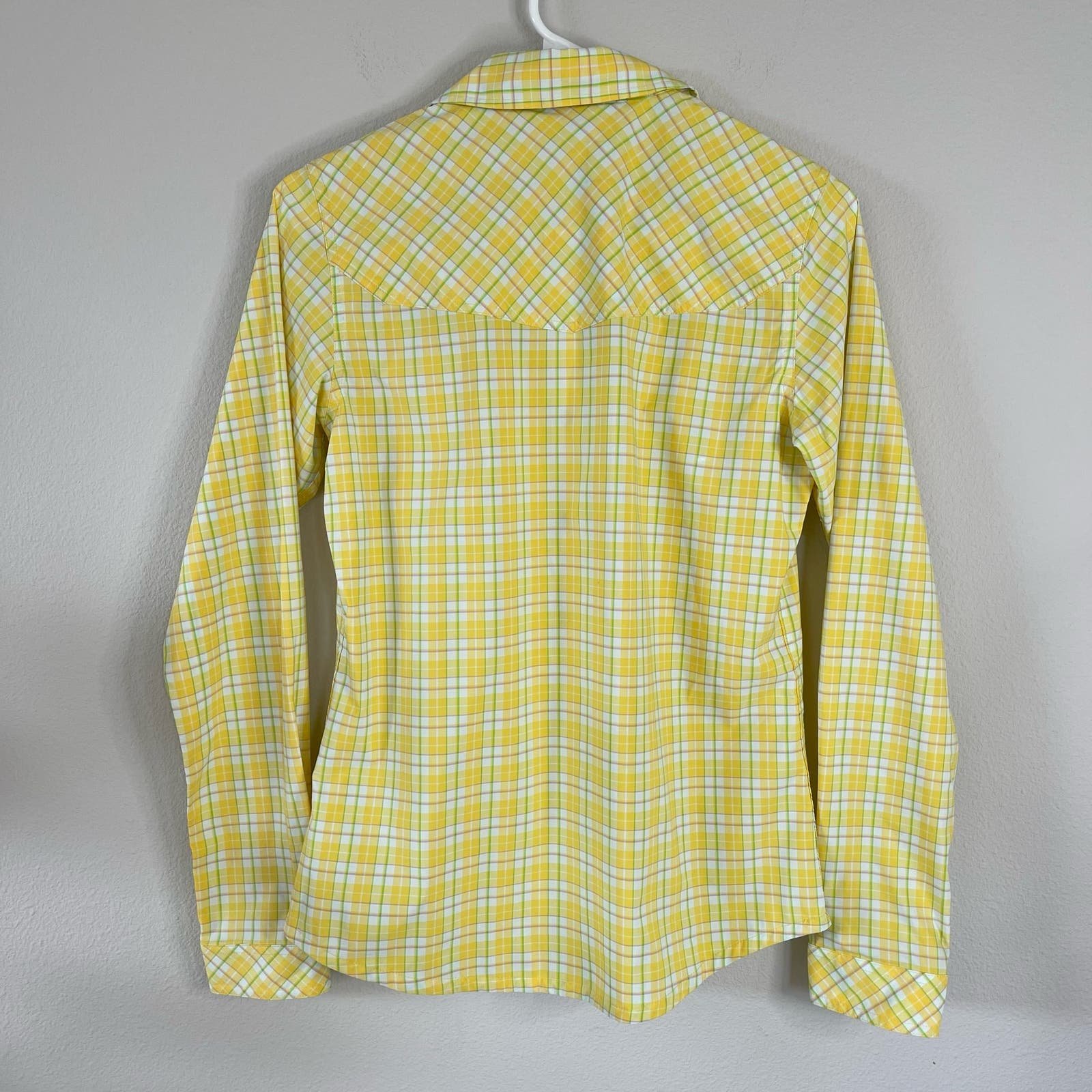 Stylish NWOT Stio Yellow Plaid Eddy Long Sleeve Shirt (Size XS) JFyJGws7G New Style