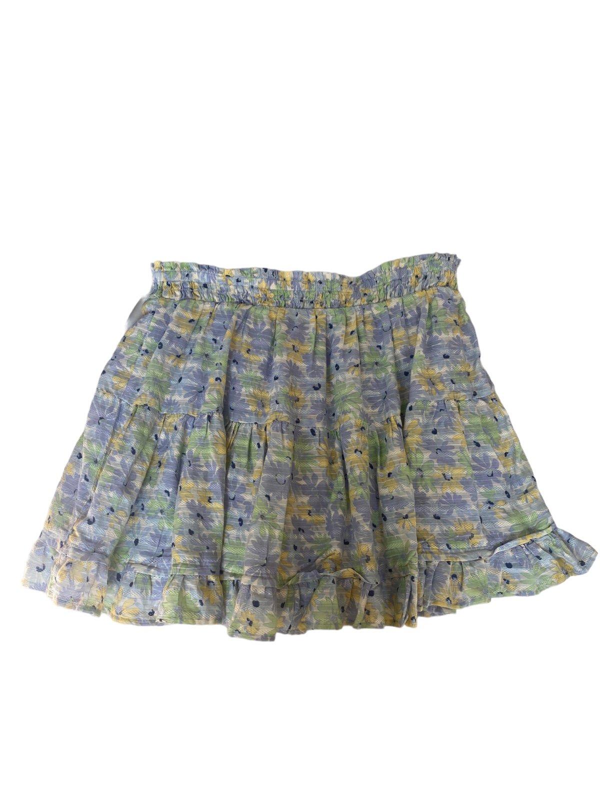 Simple TRUE CRAFT Junior´s Pastel Lilac Floral Tiered Skirt Size: L hDm3u3T9T Factory Price