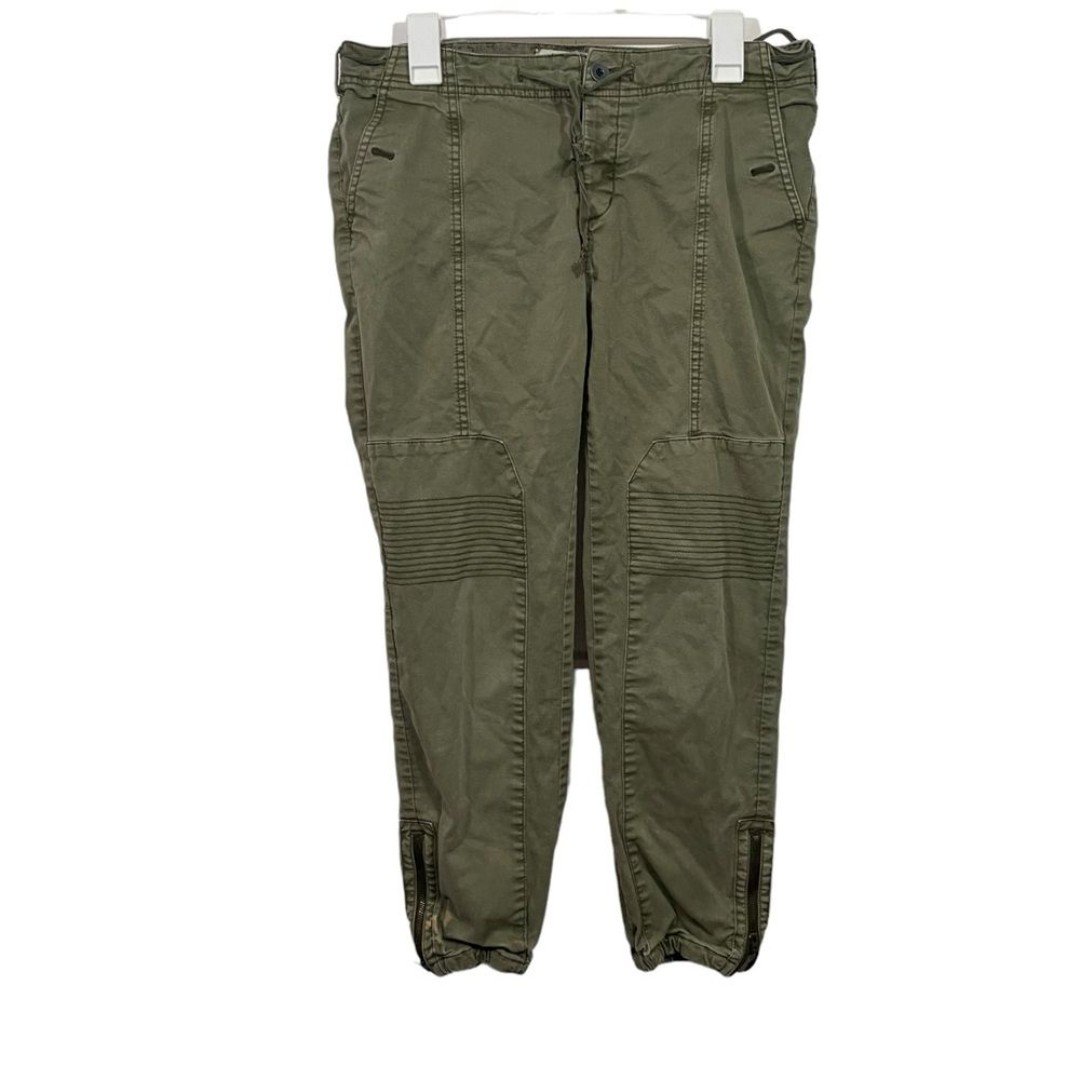 Perfect Anthropologie Hei Hei Green Cropped Cargo Pants