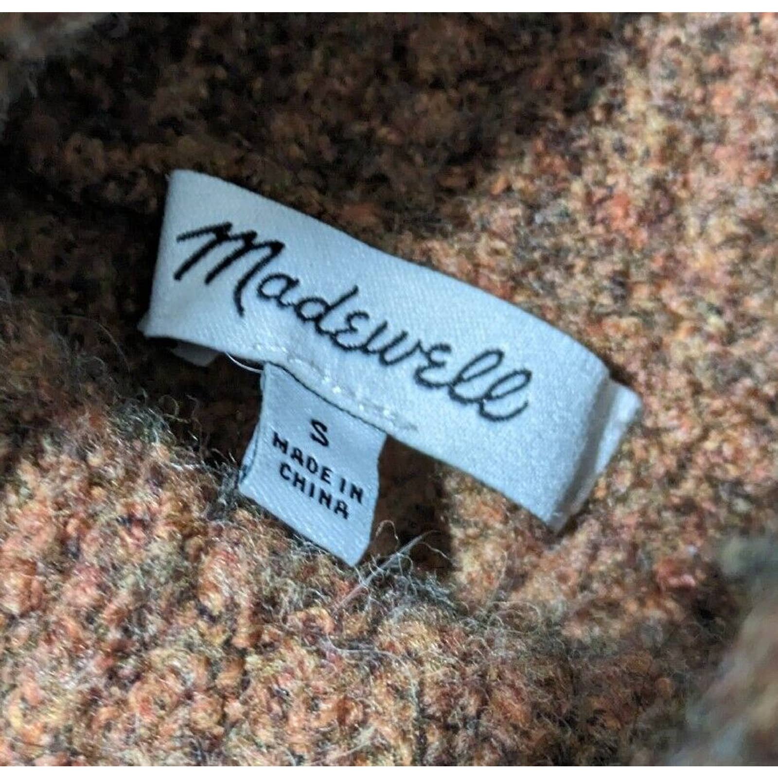 good price Madewell Mercer Turtleneck Sweater in Coziest Yarn Heather Cider Brown Sz Small PPeptAU9j Outlet Store