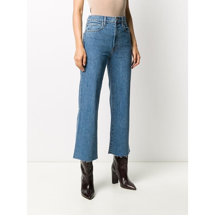 floor price NWT SLVRLAKE Grace Crop Jeans in Forever Bl