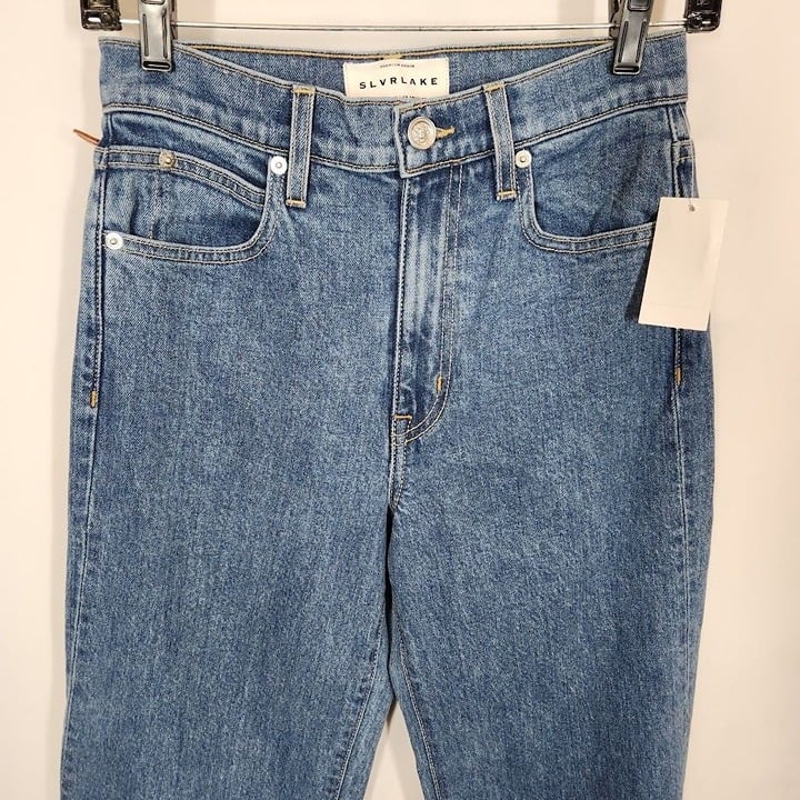 floor price NWT SLVRLAKE Grace Crop Jeans in Forever Blue Size 27 MBch8jWo3 just for you